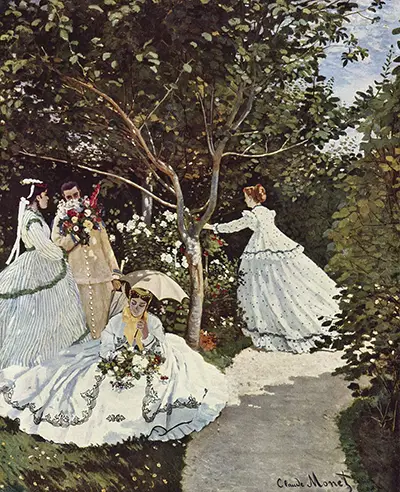 Frauen im Garten Claude Monet